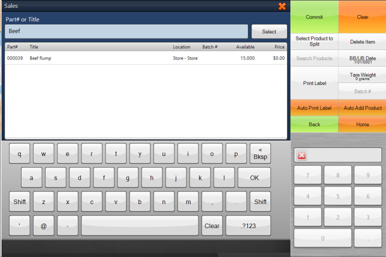 Product Split Mode