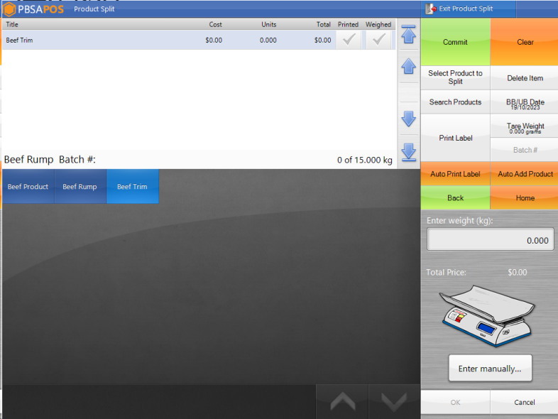 Product Split Mode