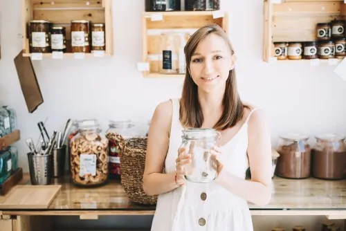 PBSA POS software - zero waste jar